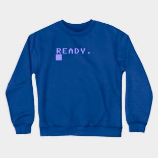 Commodore C64 Power On Prompt Crewneck Sweatshirt